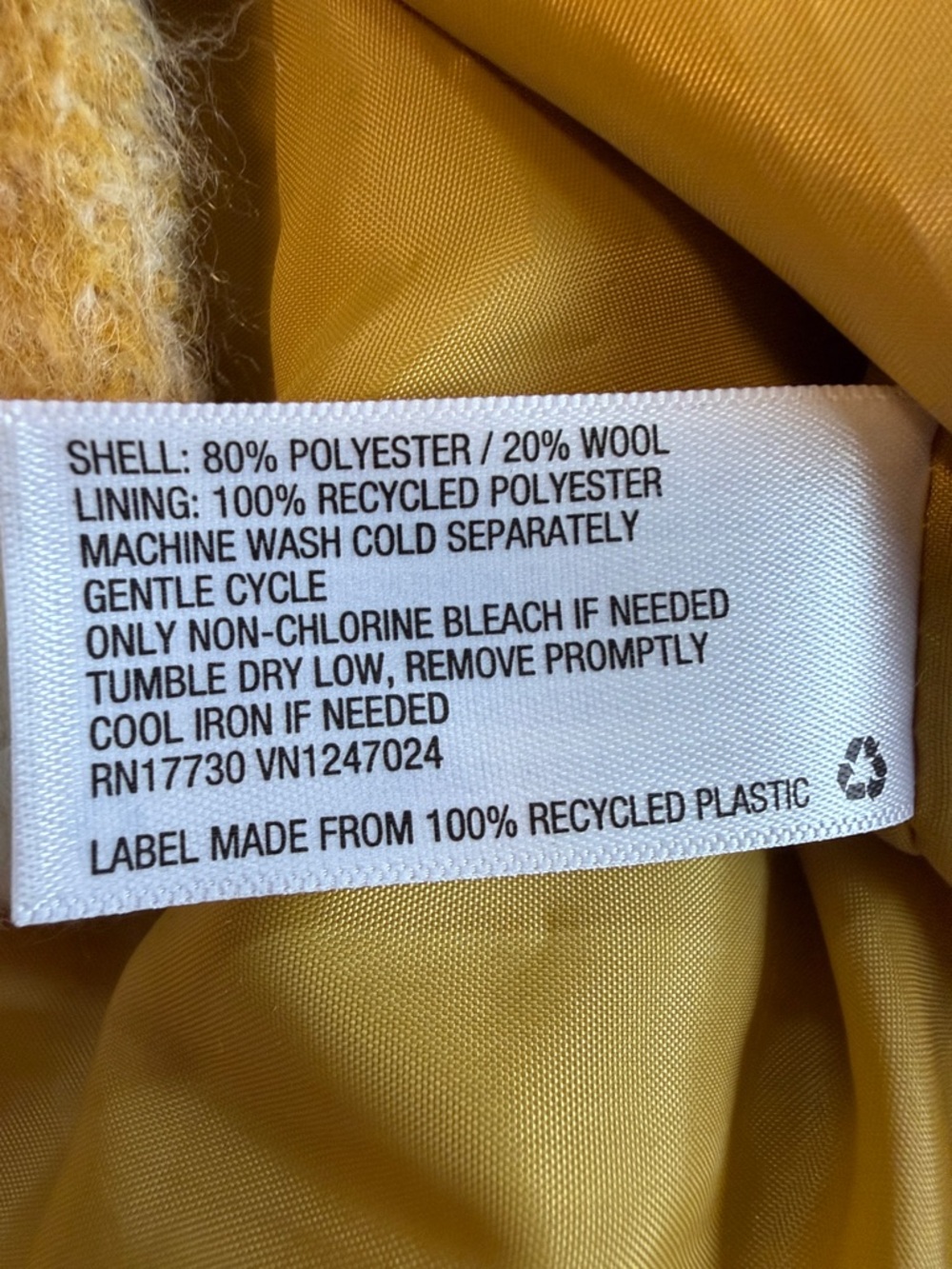 Universal Thread Mustard and Cream Plaid Shacket - Picture 3 of 4